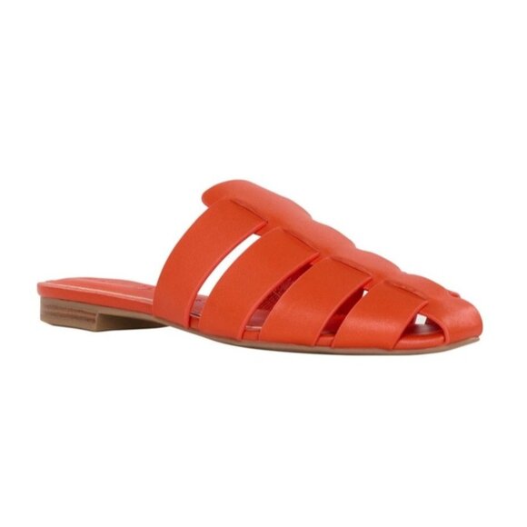 Katy Perry Women's the Confidant Fisherman Square Toe Mules - Flame - Picture 2 of 4